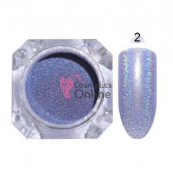 Pigment Holografic Born Pretty pentru unghii Cod NADP008PP - Lake Blue